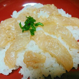 ヒラメの塩麹漬け丼